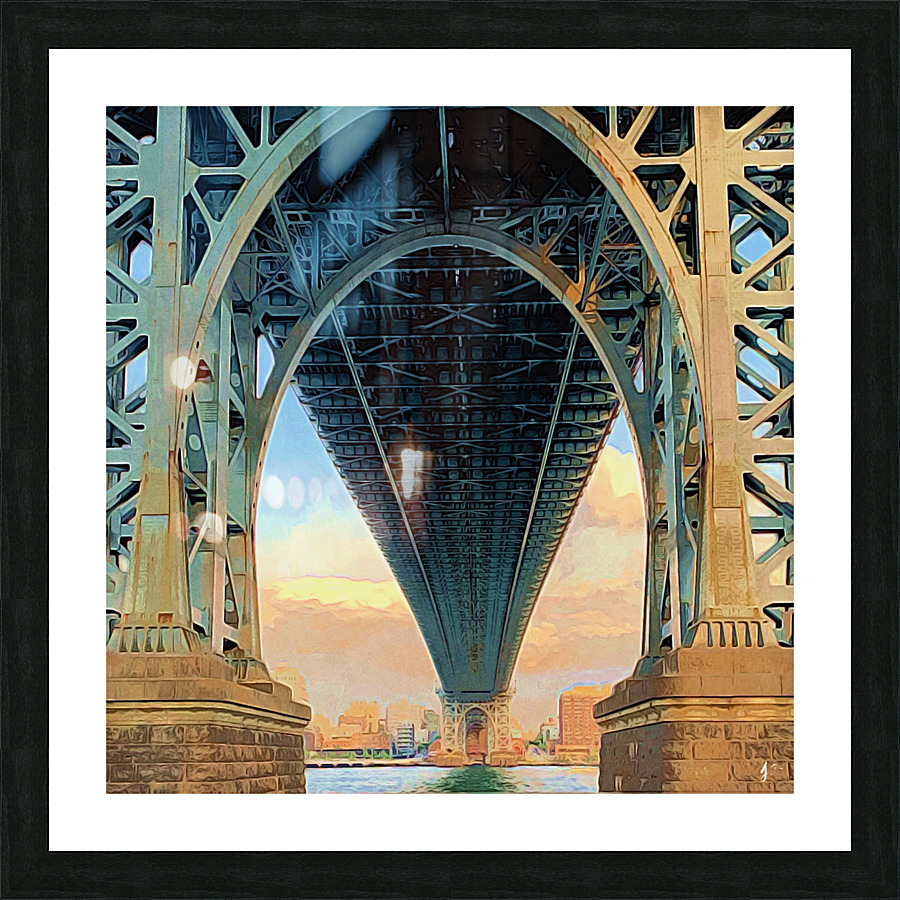 Under the Williamsburg Bridge Picture Frame print