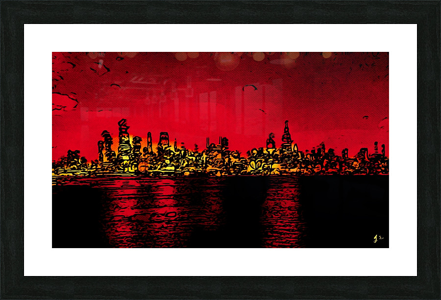 Sin City Picture Frame print