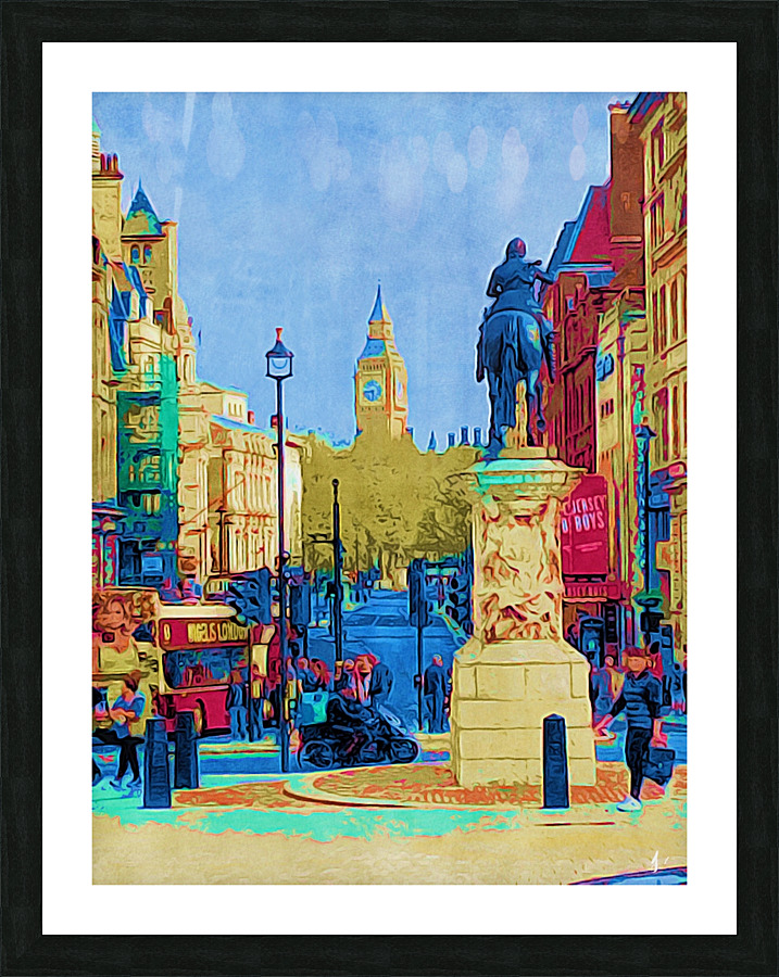 London Town Picture Frame print