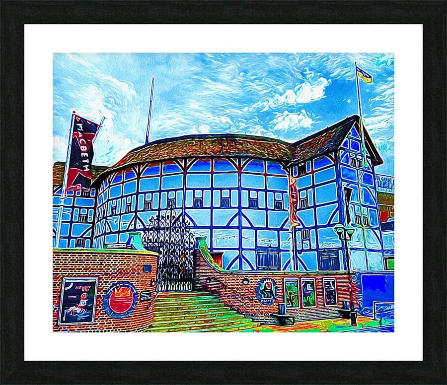Globe Theatre Picture Frame print