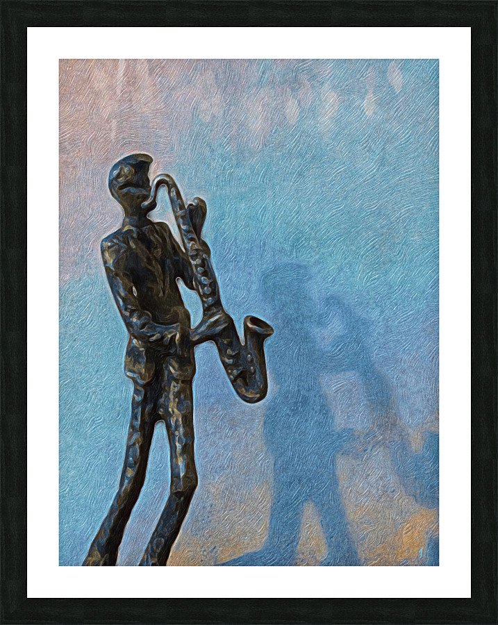 Sax at Dawn Picture Frame print
