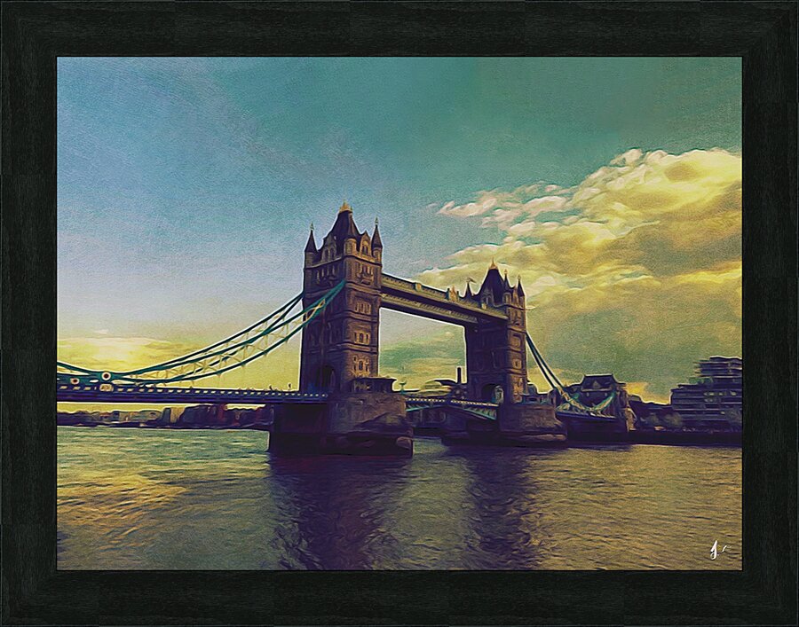 Tower Bridge Picture Frame print