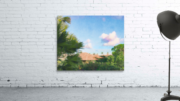 Bali Rooftops Wall Preview
