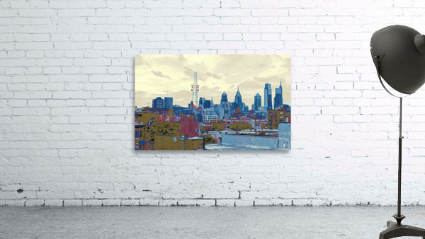 Philly Rooftops Wall Preview