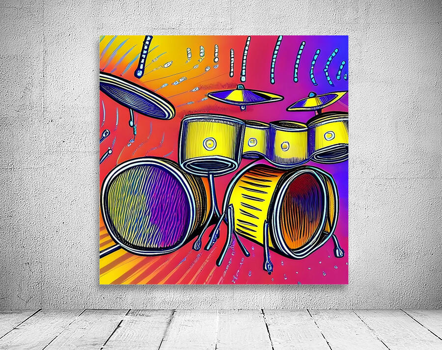 Abstract Jazz - On Set Wall Preview
