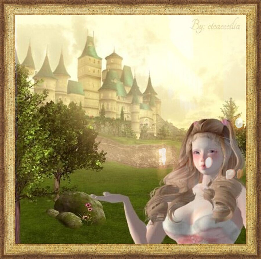 My Castle Picture Frame print