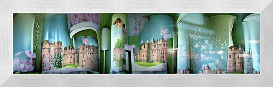 Fairytale Castle Picture Frame print