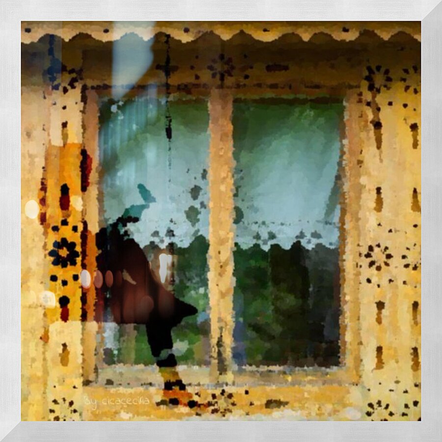 Harmony in the Window Picture Frame print