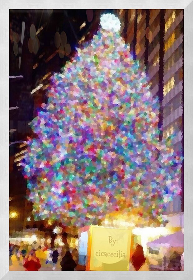Pine of Light Picture Frame print