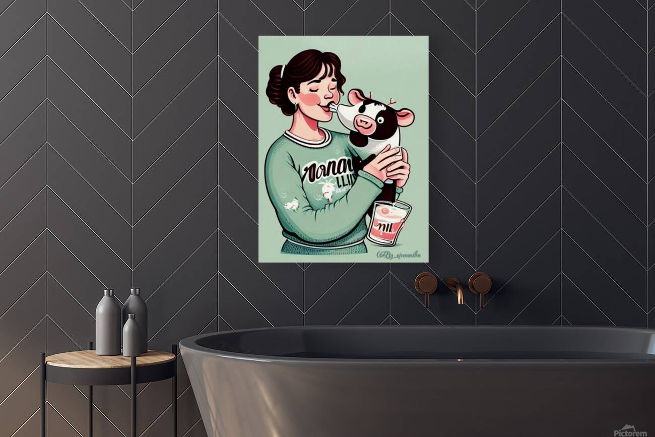 Drinking milk straight from the source Reproduction