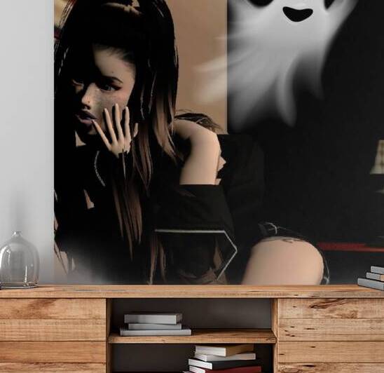 I see a ghost through the mirror  by cicacecilia