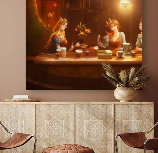 Fairies in a treecafe by cicacecilia