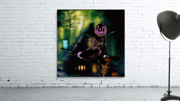 Witch O Lantern Wall Preview