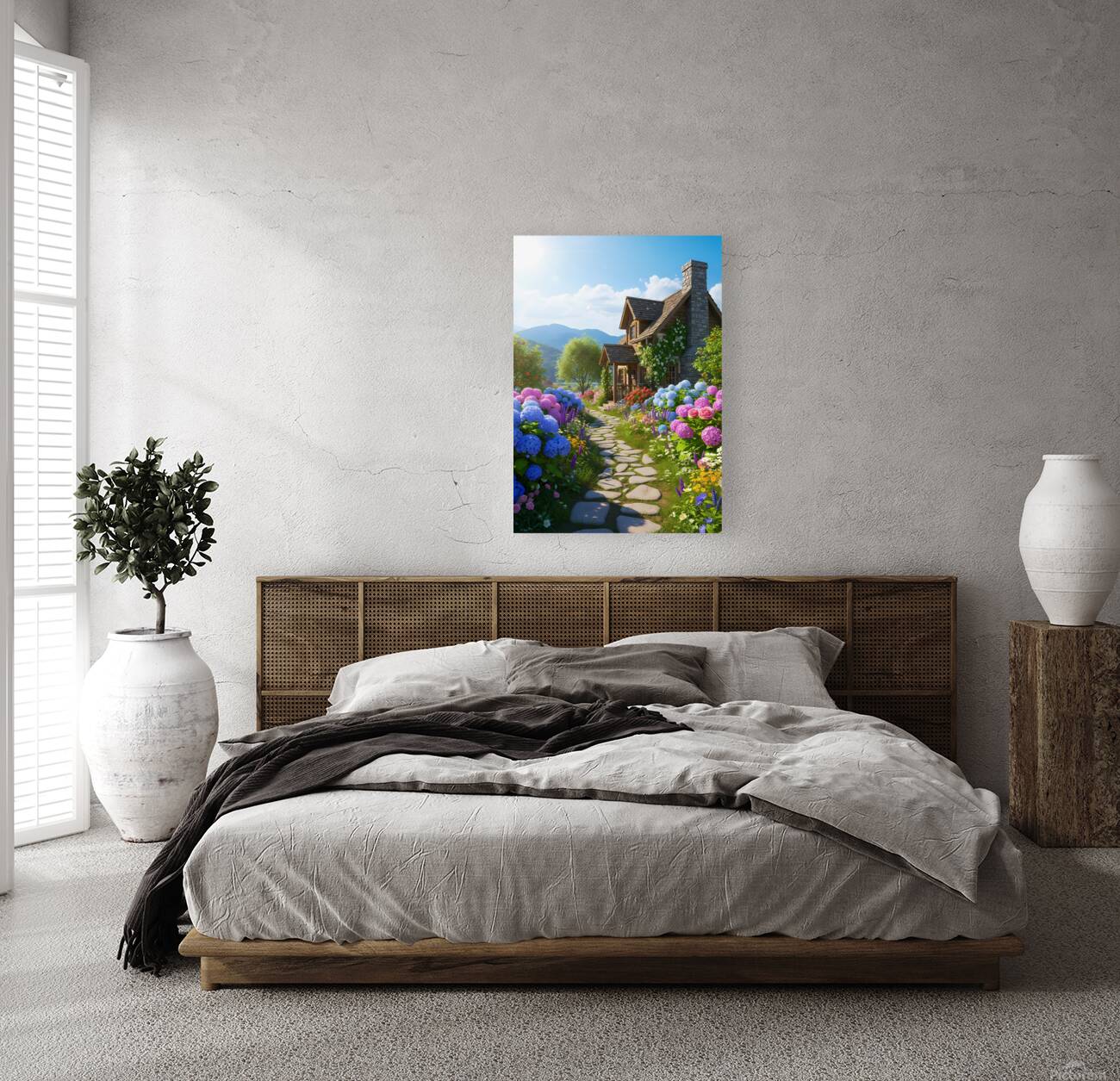 Charming Cottage Garden Path Reproduction