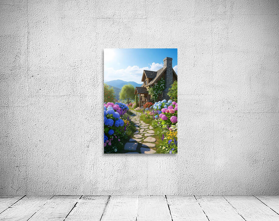 Charming Cottage Garden Path Wall Preview