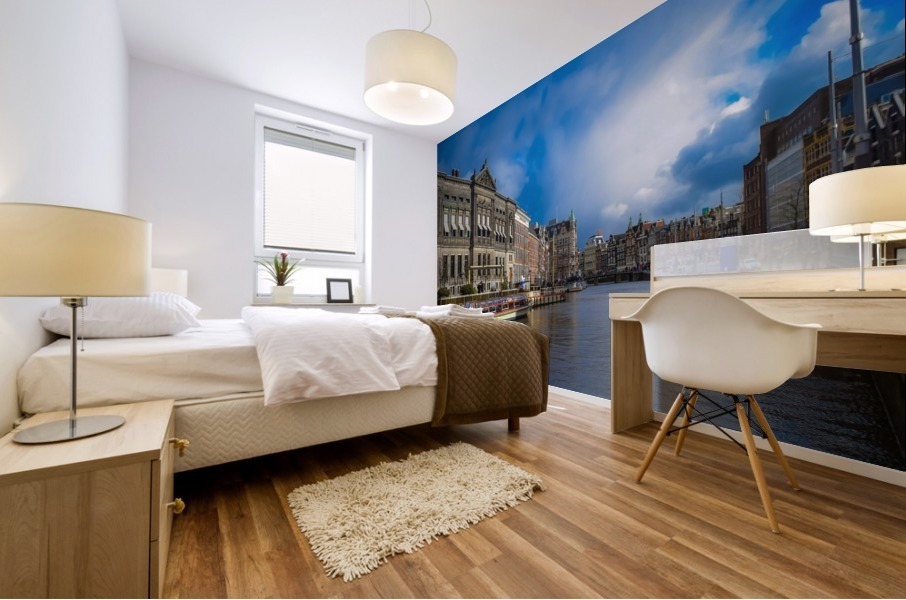 Amsterdam Evening Mural print