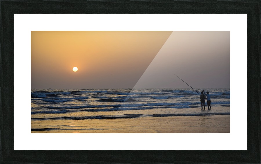 Catching The Sun before Sunset Picture Frame print