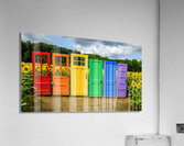 Rainbow Doors Acrylic Print