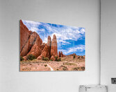 Sand Dune Arch Trailhead Acrylic Print