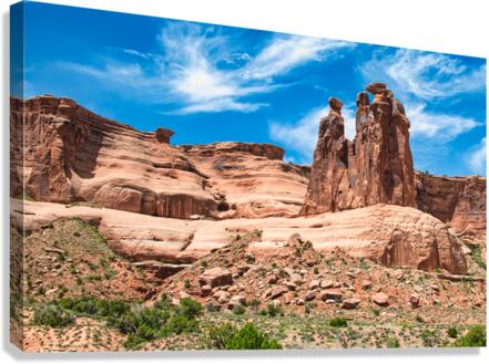 Three Gossips Moab Utah Canvas Print