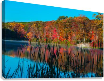 Autumn Lake Canvas Print