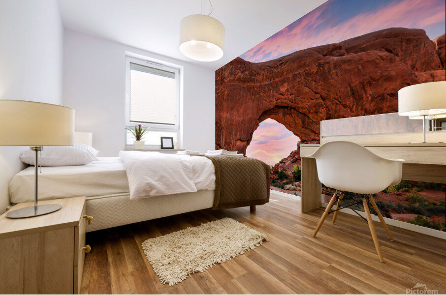 North Window Arch Mural print