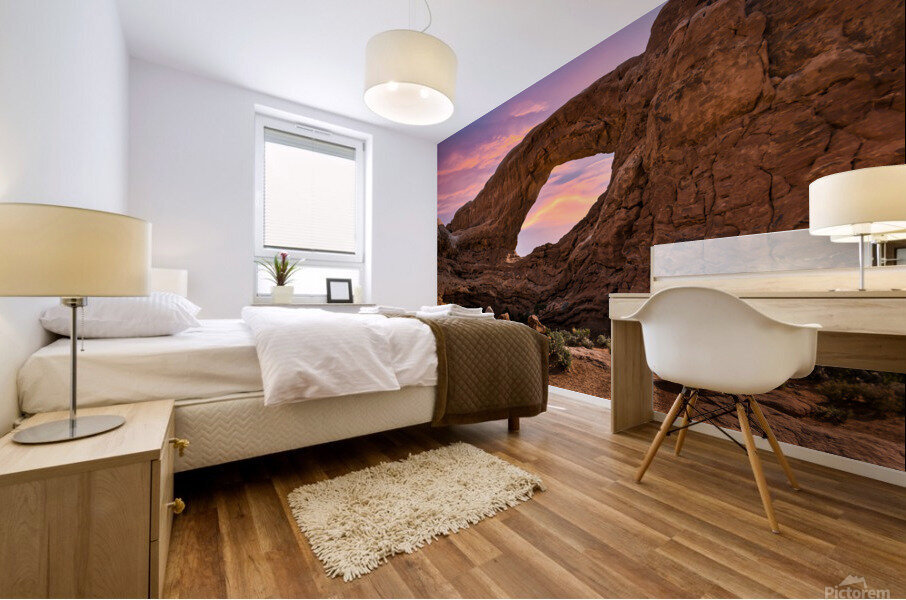 South Window Arch Mural print