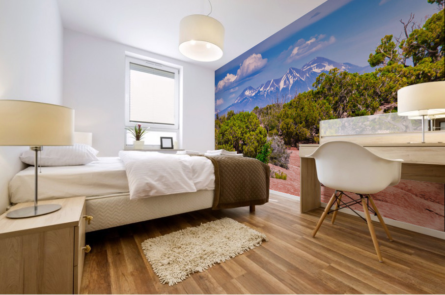 La Sal Mountain Range Mural print