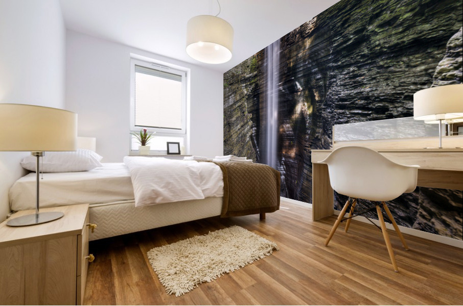 Watkins Glen Cascade Mural print
