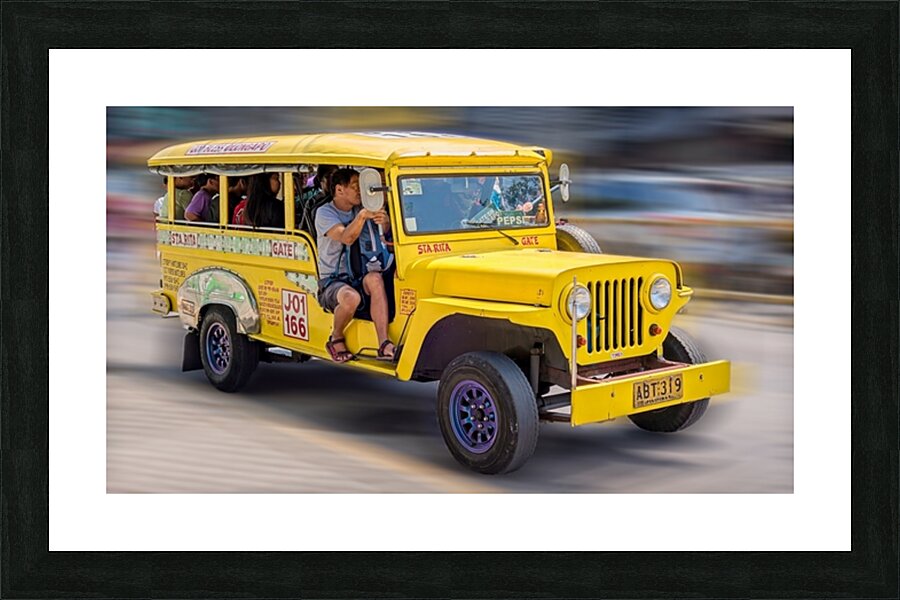 Custom Jeepney Picture Frame print