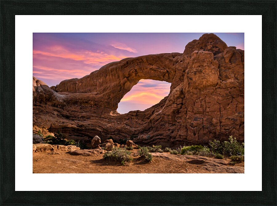 South Window Arch Picture Frame print