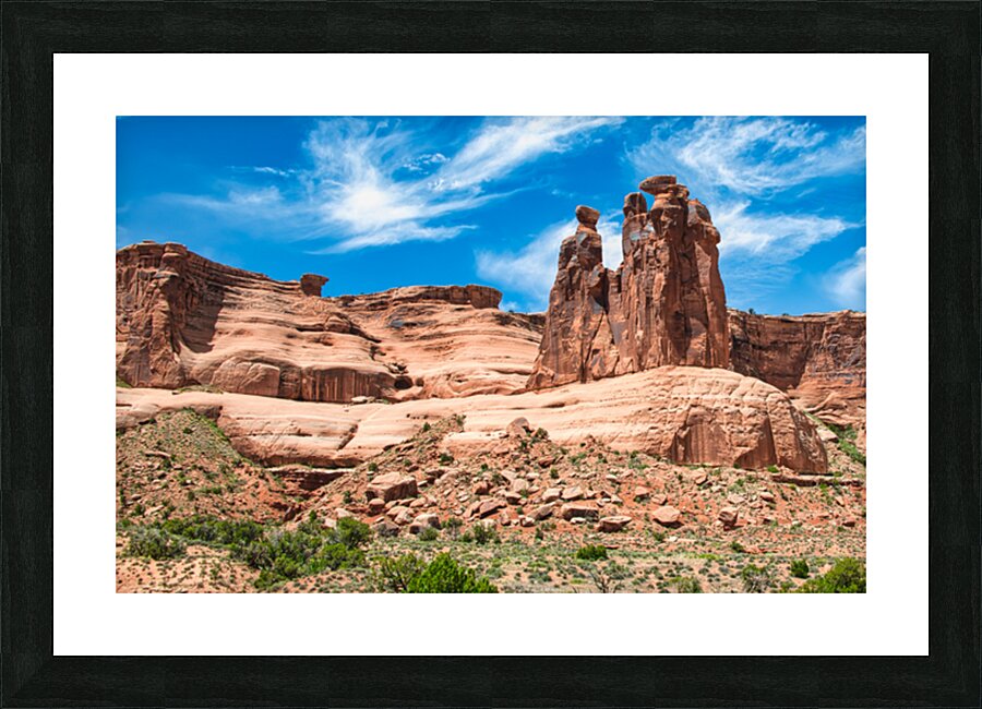 Three Gossips Moab Utah Picture Frame print