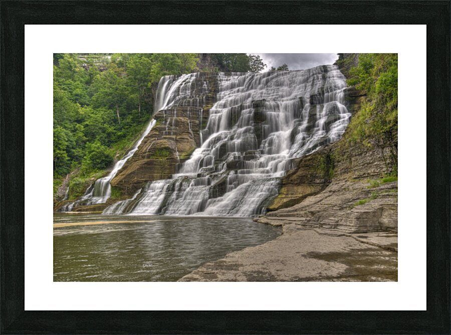 Ithaca Falls Picture Frame print