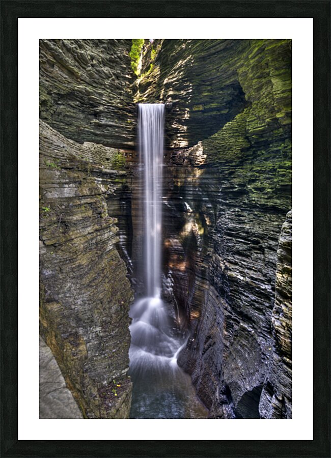Watkins Glen Cascade Picture Frame print