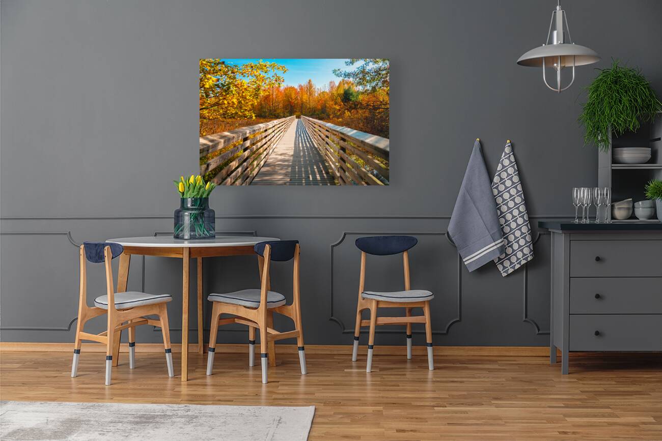 Autumn Bridge Reproduction