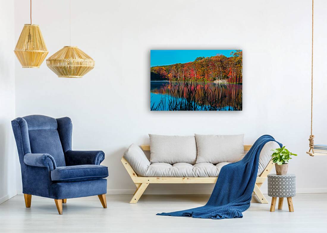 Autumn Lake Reproduction