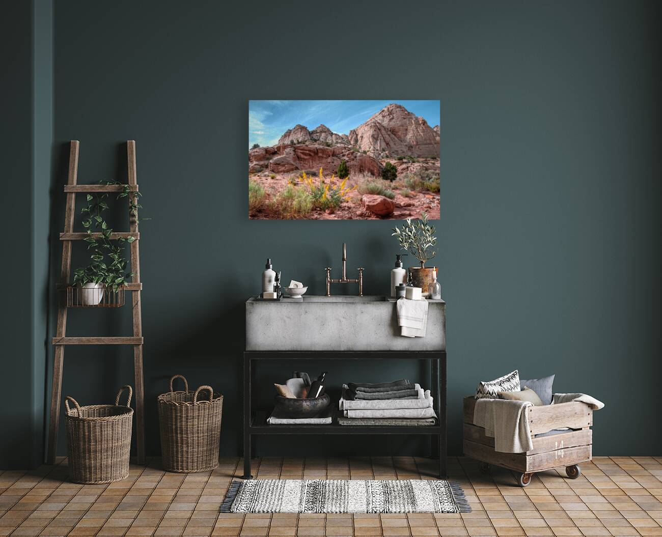 Capitol Reef Sandstone Reproduction