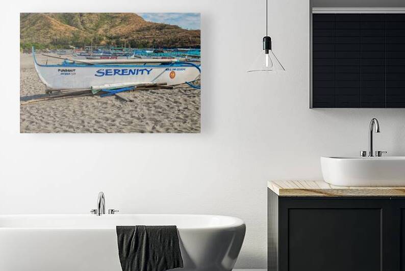 Serenity Now Bangka Boat by Anthony L Sacco Photography