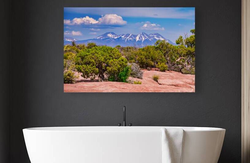 La Sal Mountain Range by Anthony L Sacco Photography
