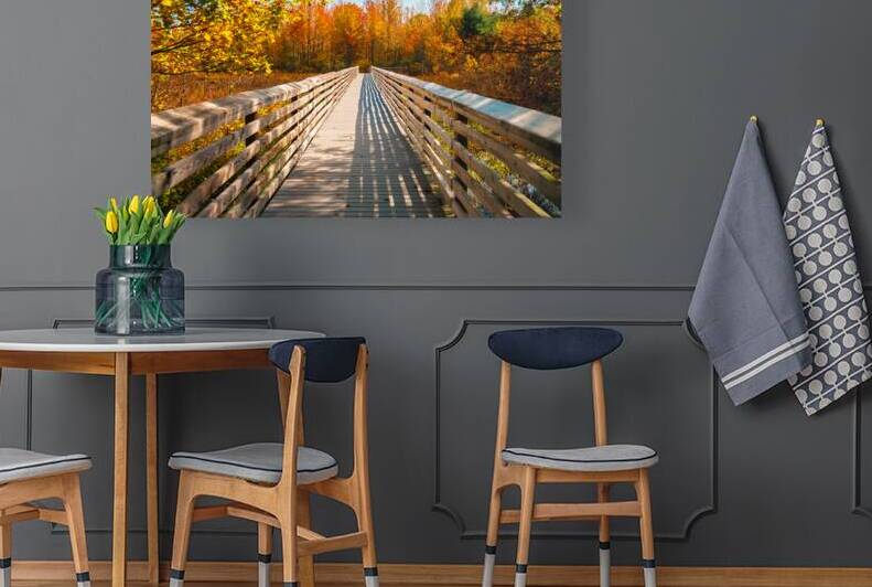Autumn Bridge by Anthony L Sacco Photography