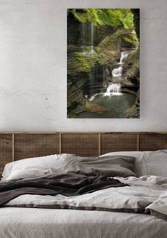 Watkins Glen Rainbow Falls by Anthony L Sacco Photography