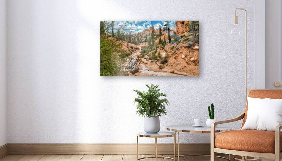 Tropic Ditch Falls at Bryce Canyon National Park by Anthony L Sacco Photography