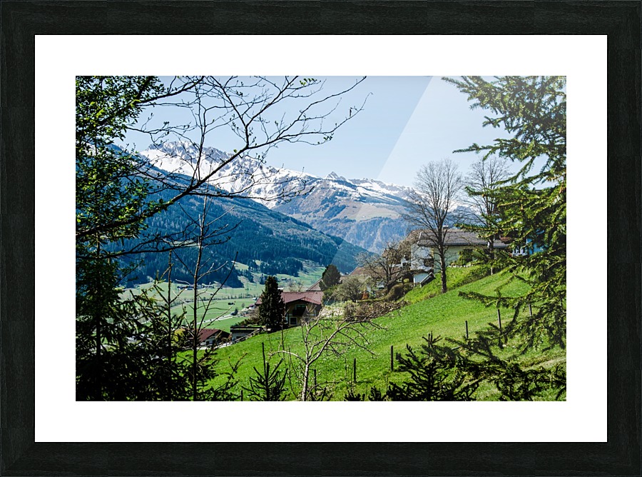 In The Alps Picture Frame print