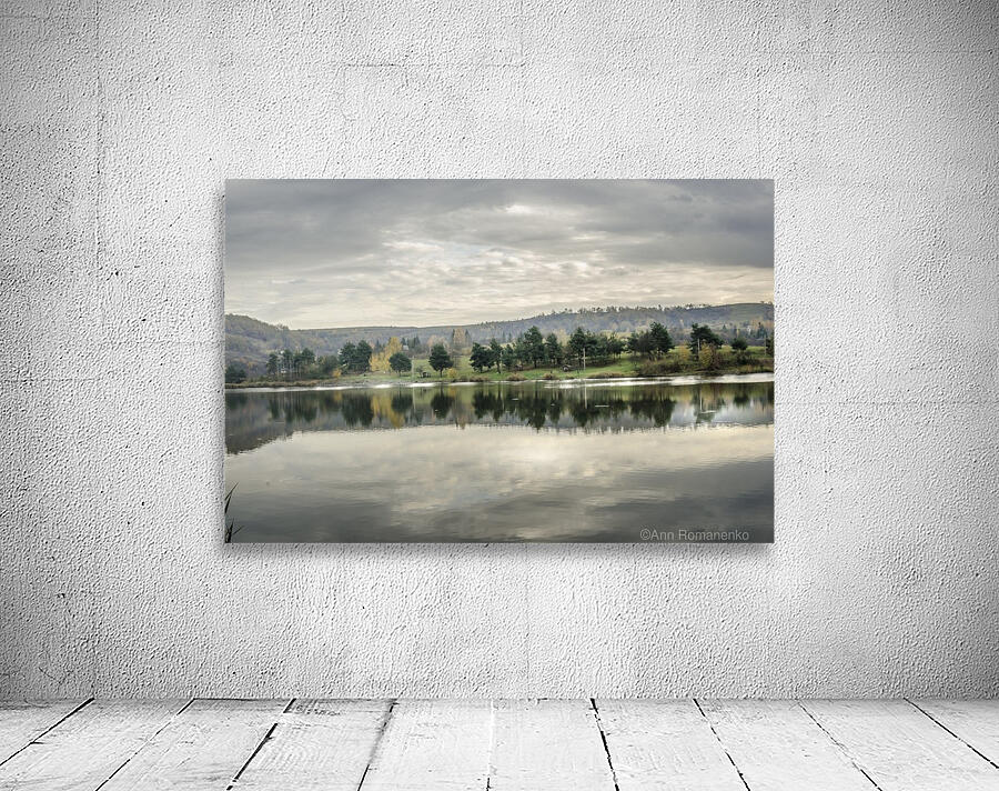 Autumn Lake Reflections Wall Preview