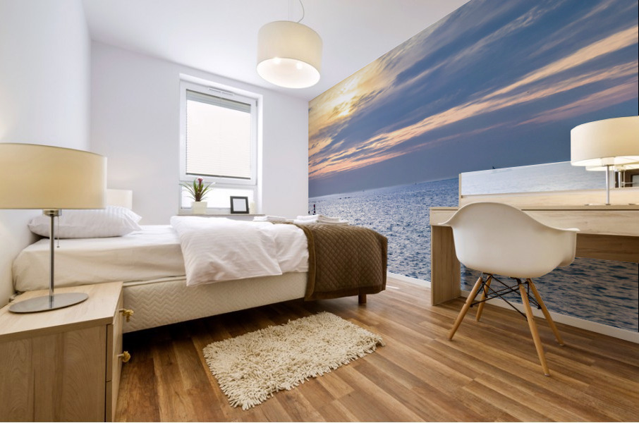 Sunset Ocean  Mural print