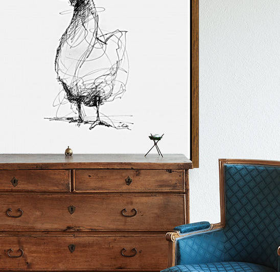 10x10 toile verni mat 4  by Lea Riviere