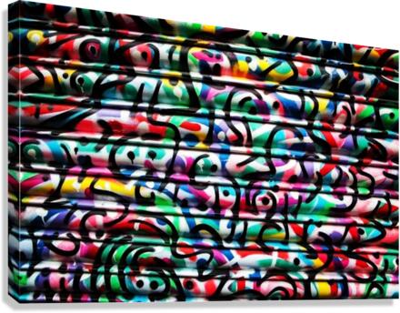 Scattered swirls Canvas Print