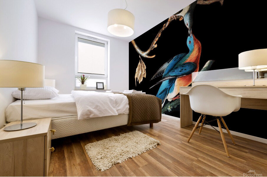 Passenger pigeons Mural print