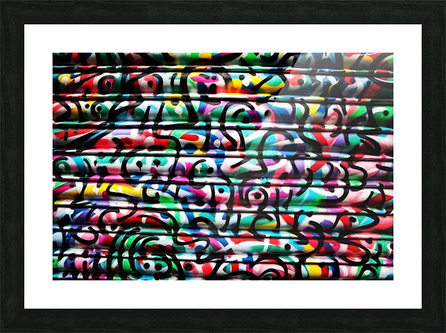 Scattered swirls Picture Frame print