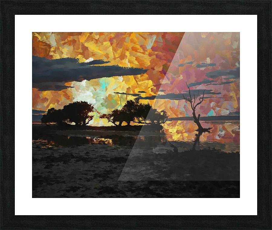 Sunset summer  Picture Frame print